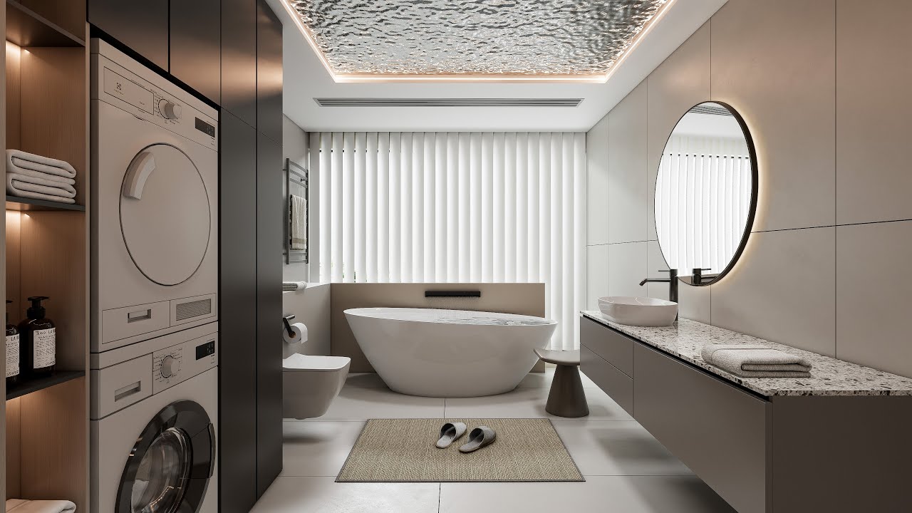 Bathroom 28 enscape render
