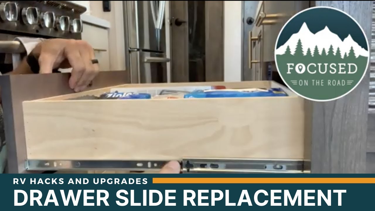 DIY RV Drawer Slide Replacement | Full time RV life how to