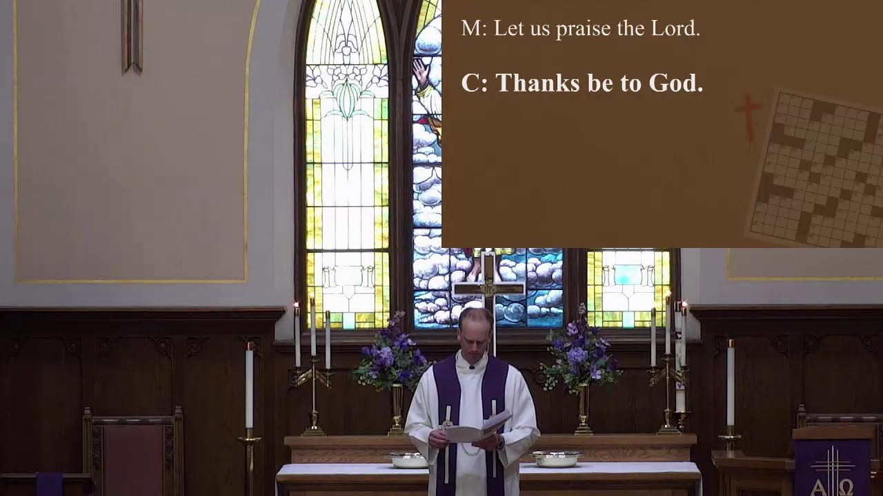 March 4, 2026 - Lent Midweek 3.  CrossWords: Grace