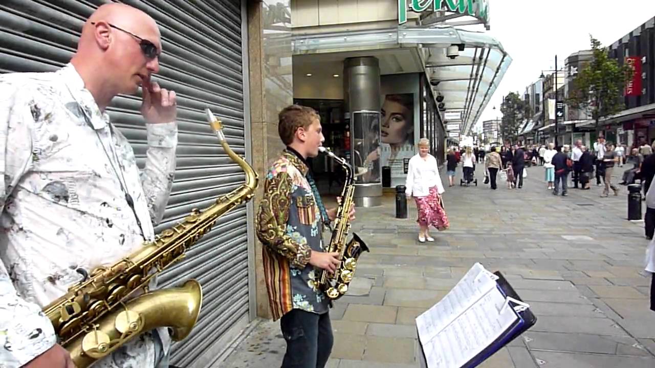 Stolen moments performed by Saxobones