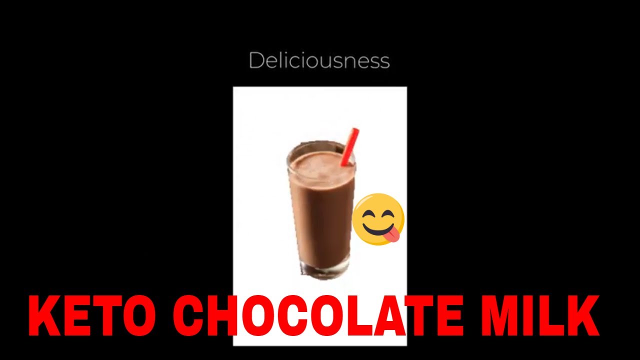 KETO CHOCOLATE MILK