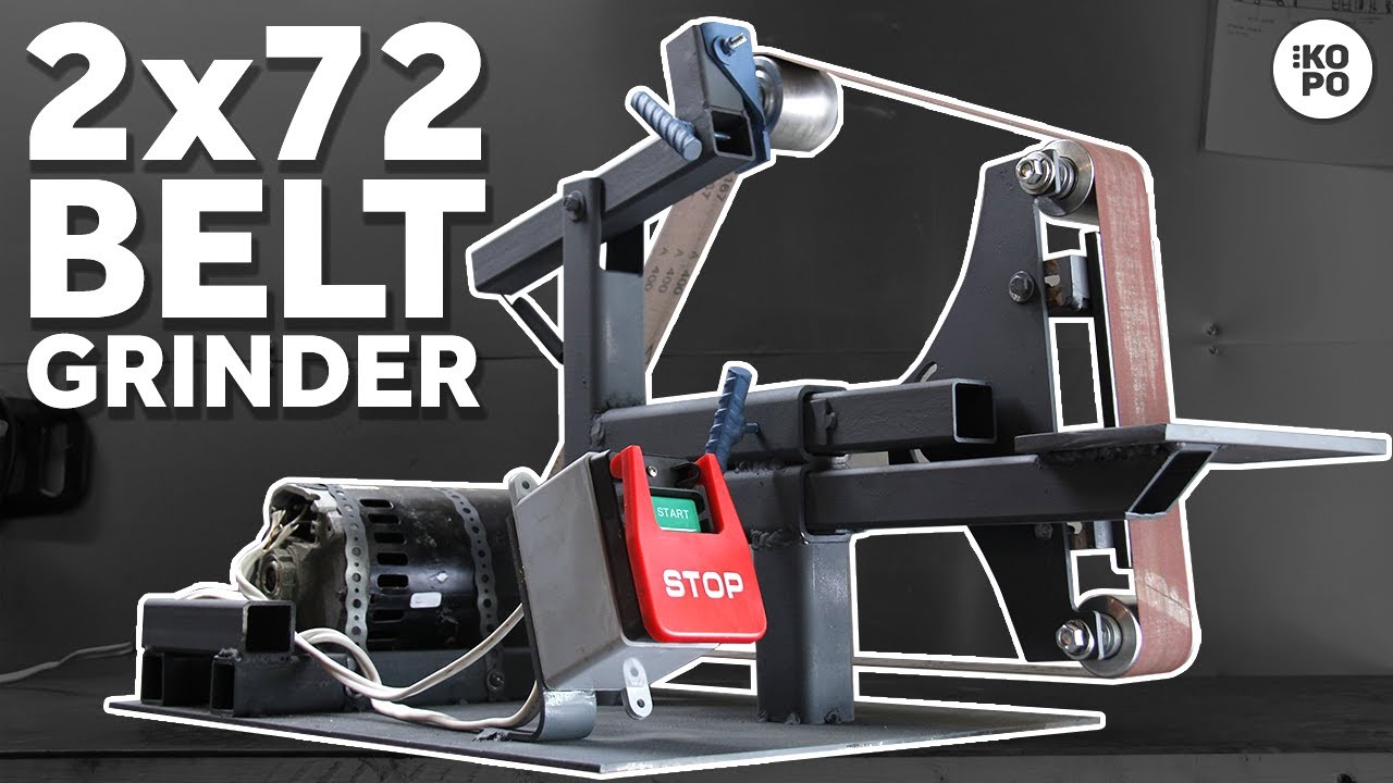 DIY 2x72 Belt Grinder Build | Built From Scratch For Less Than 200$ | UPDATED PLANS