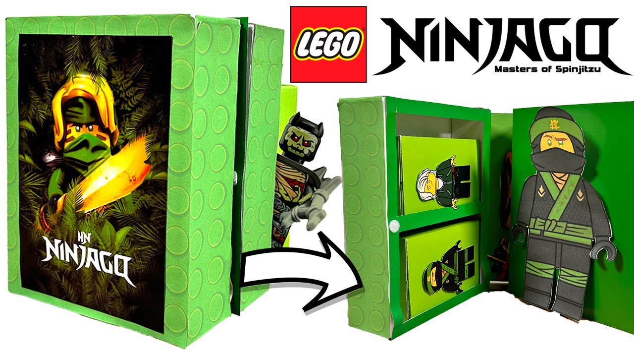 Making LEGO Ninjago LLOYD BLIND BOX/ easy craft ideas