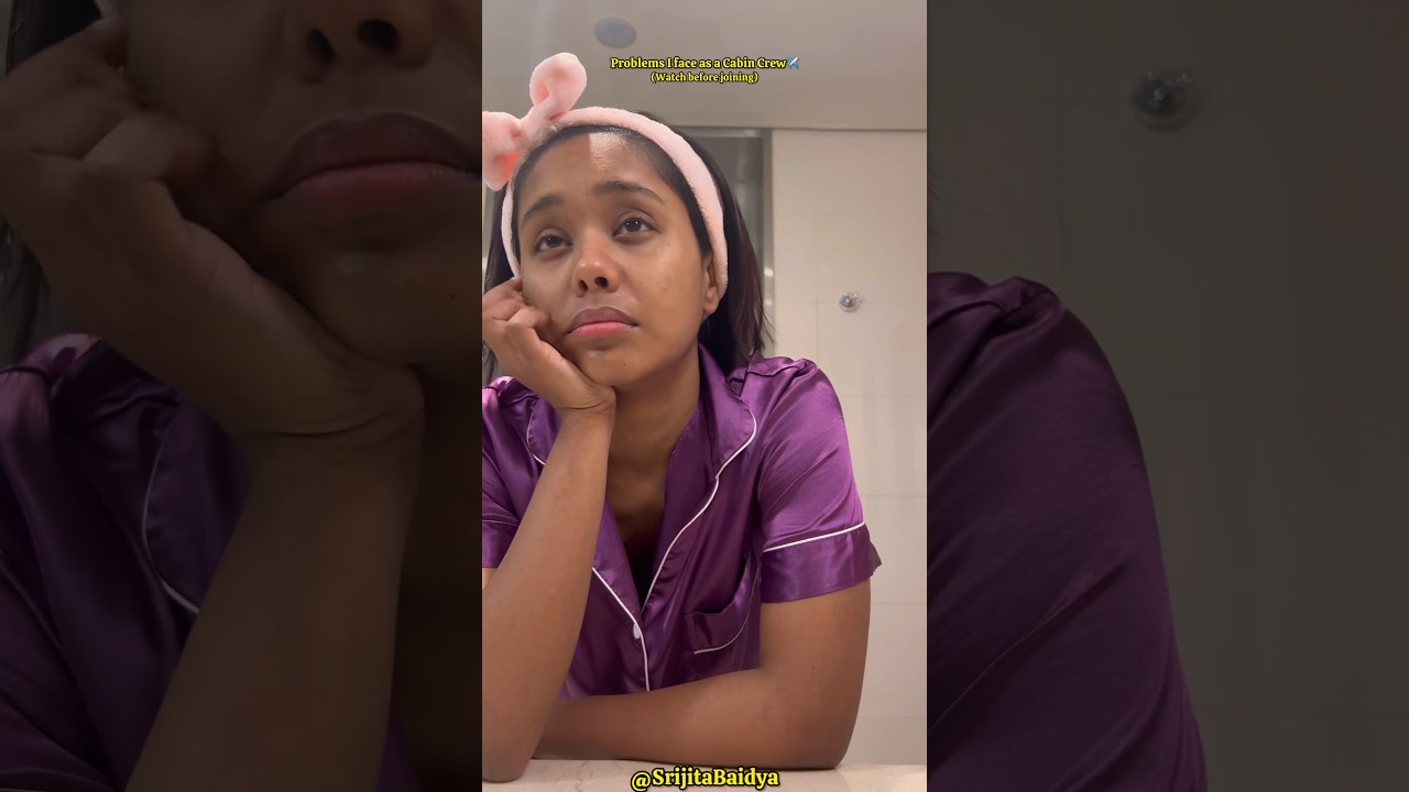 Why you should NOT BE A CABIN CREW❌ A Must watch! #airhostess #cabincrew #indigoairlines #flight