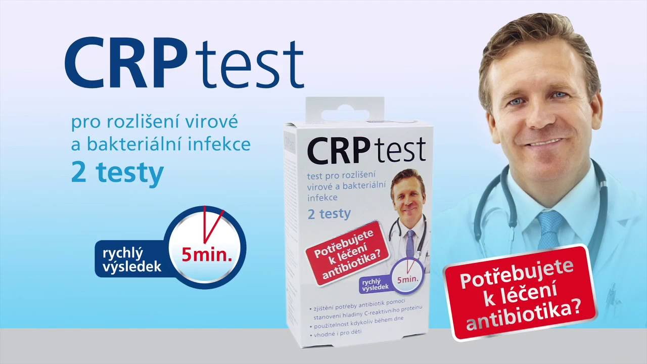 Chřipka, CRP test - Antibiotika ano, či ne, odhalí kapka krve