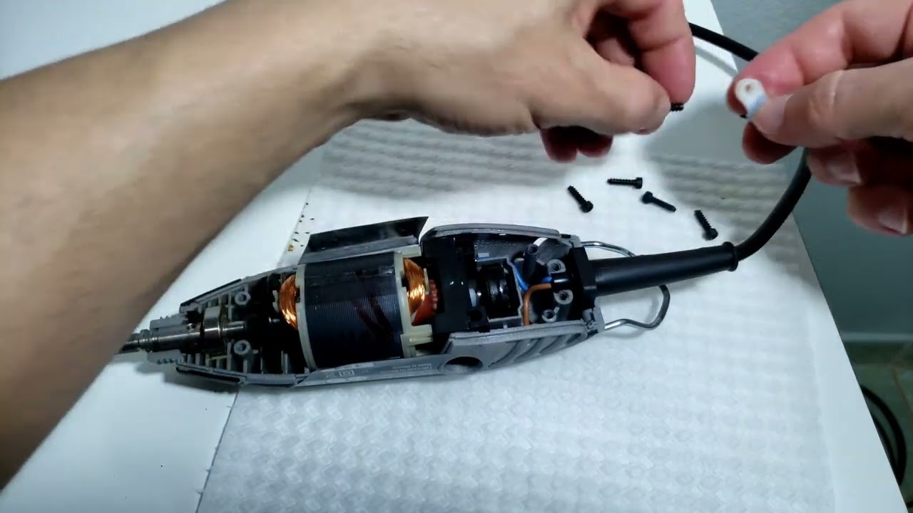 Como abrir e montar Montagem,  Remontando DREMEL 3000 Micro Retífica