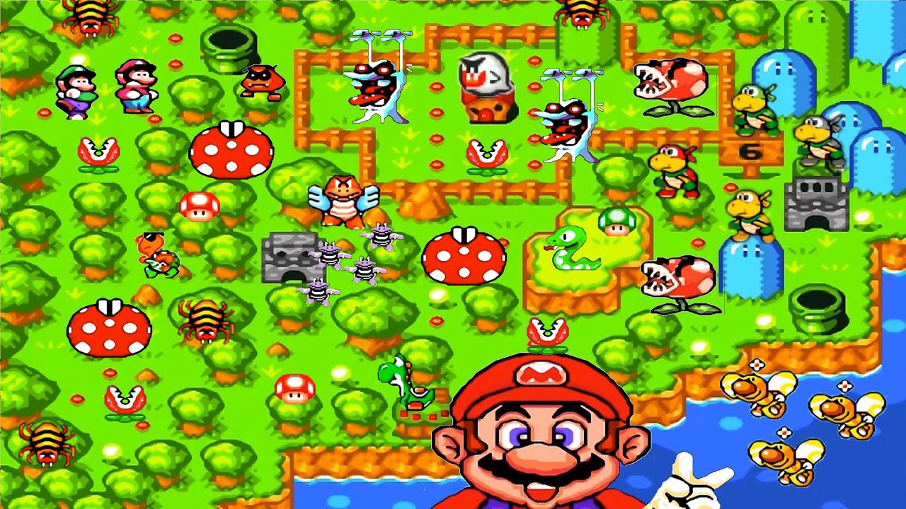 Super Mario World HD: Bowsette is Back: World 6: Koopa Bros Land