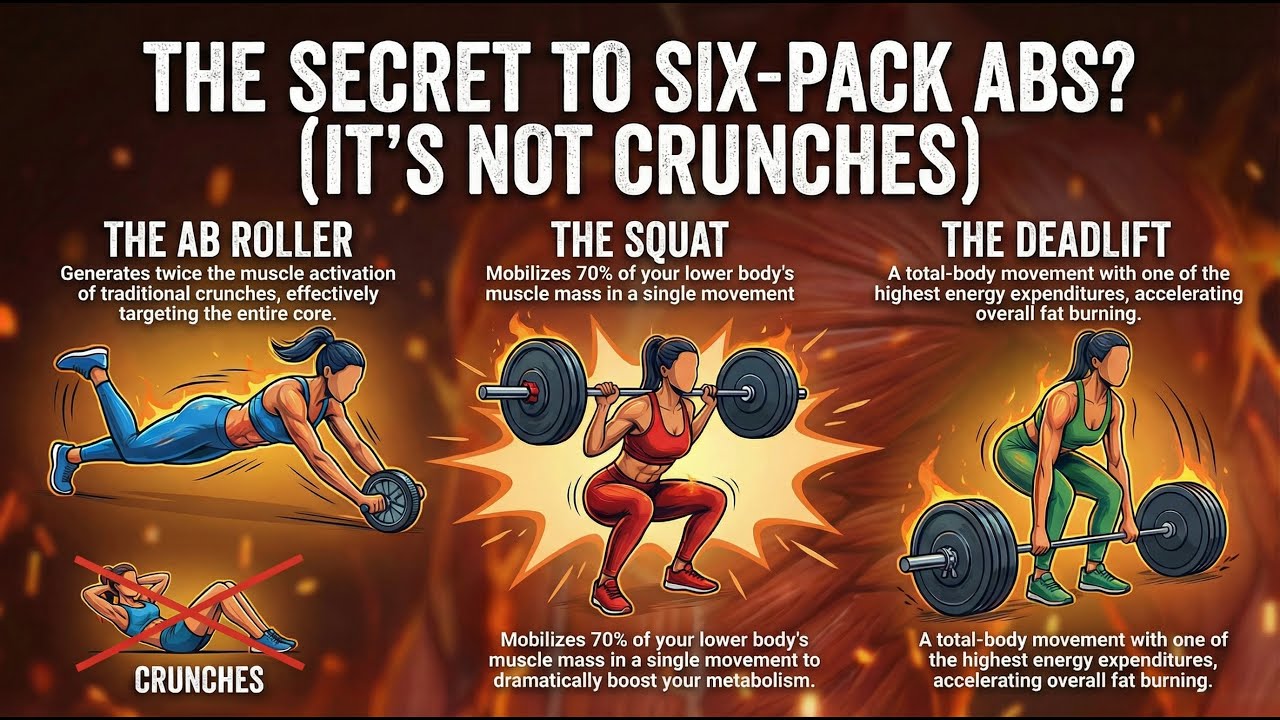 The Science of Six-Pack Abs: 3 Exercises Proven More Effective Than Crunches
