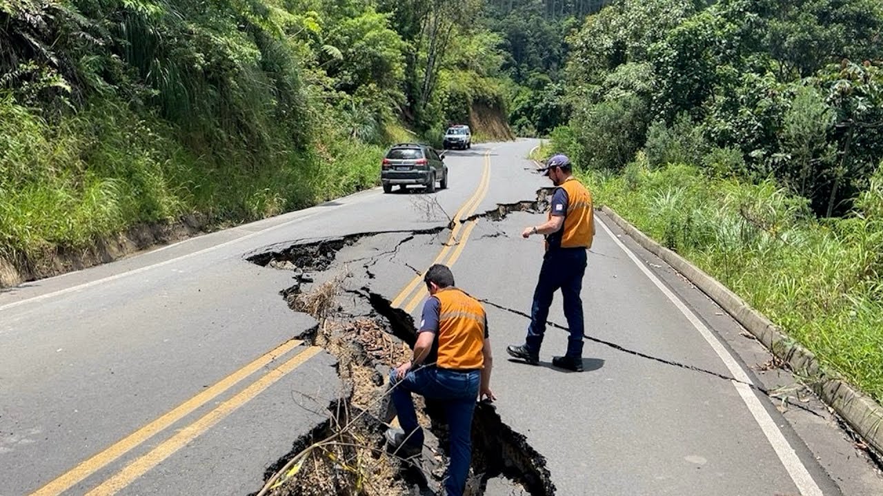 Geólogos estiveram em Rio do Sul para vistoriar locais de risco durante as cheias
