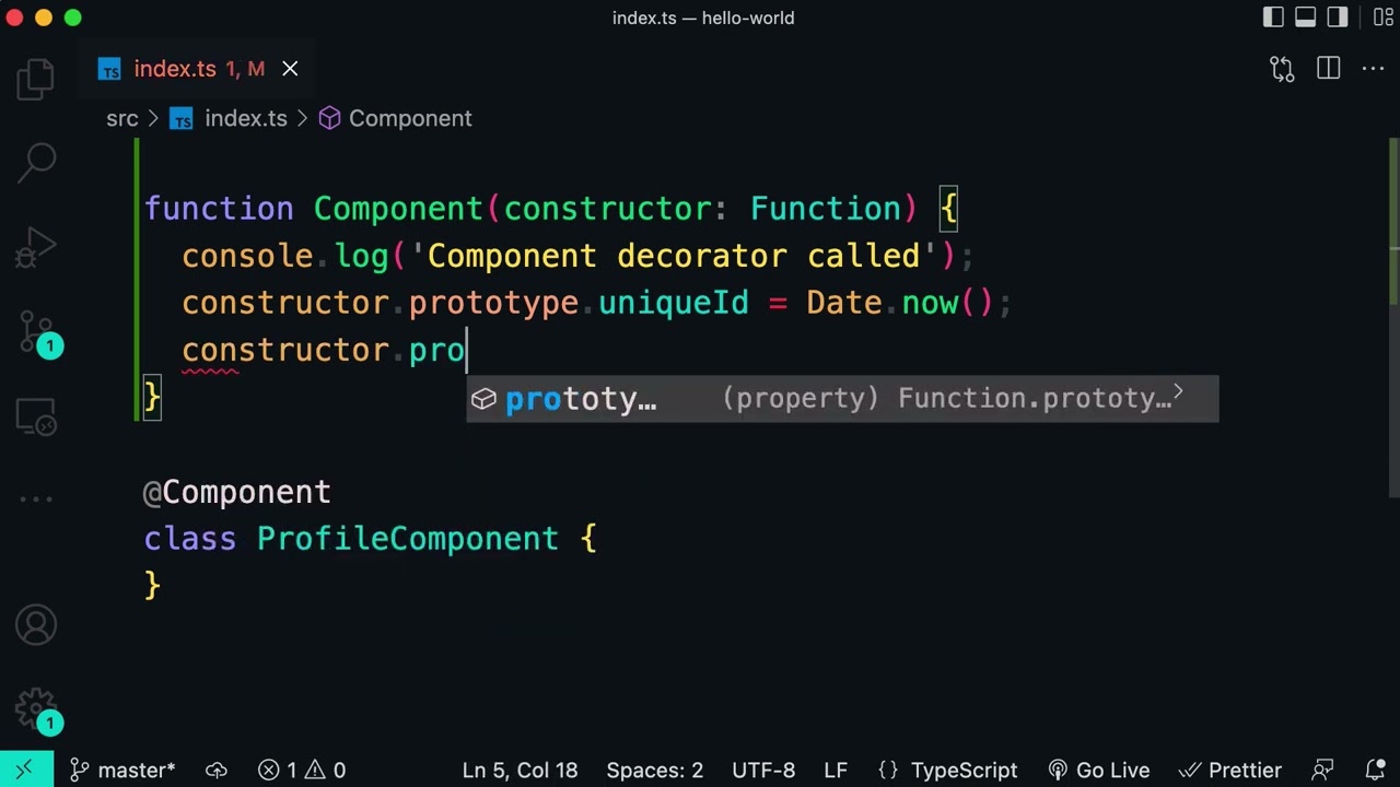 The Ultimate TypeScript Course, Decorator, Class Decorators
