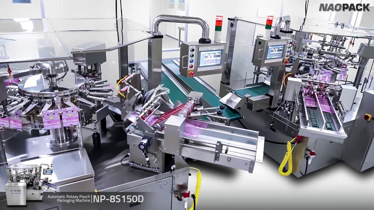 Korea-PnP Partners-Rotary Pouch Packaging Machine-Mask pack