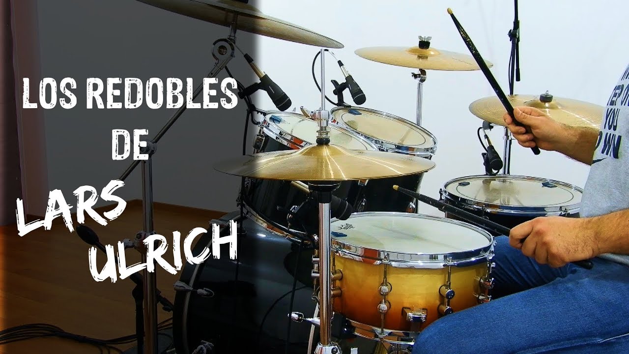 4 REDOBLES al estilo LARS ULRICH (Metallica) - Clases de batería