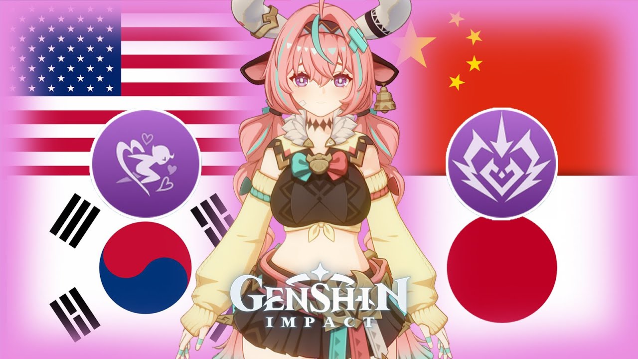 Varesa Voice in 4 Different Languages (Skills & Attack) | Genshin Impact Varesa
