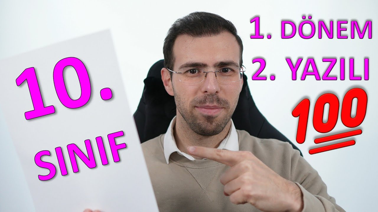1. DÖNEM 2. YAZILI ( 10. SINIF MATEMATİK )