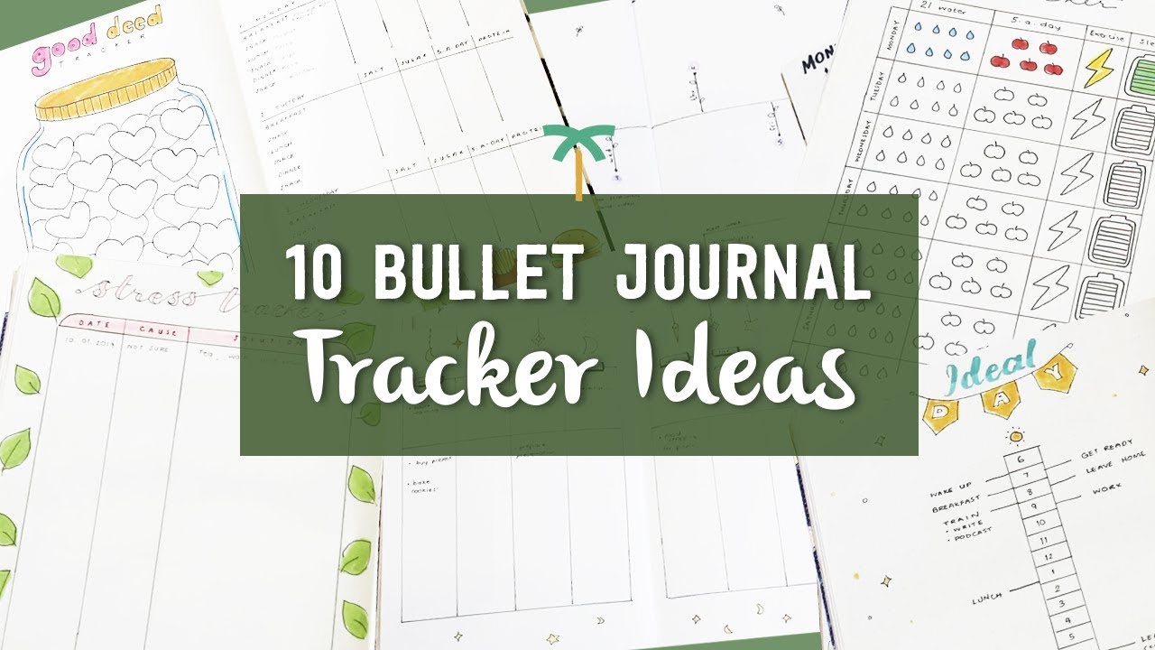 10 Bullet Journal Tracker Ideas