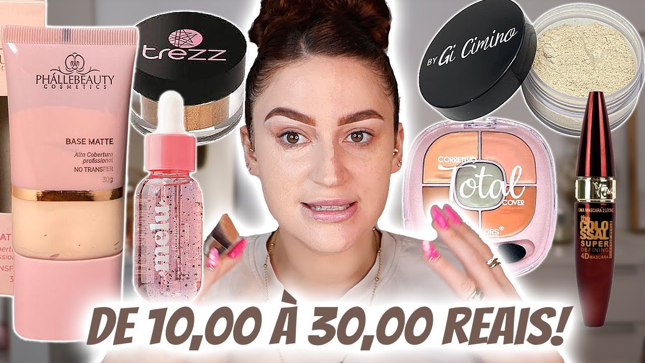 Maquiagem Com BARATINHOS Que SURPREENDERAM + UM Que DECEPCIONOU! DUDA FERNANDES