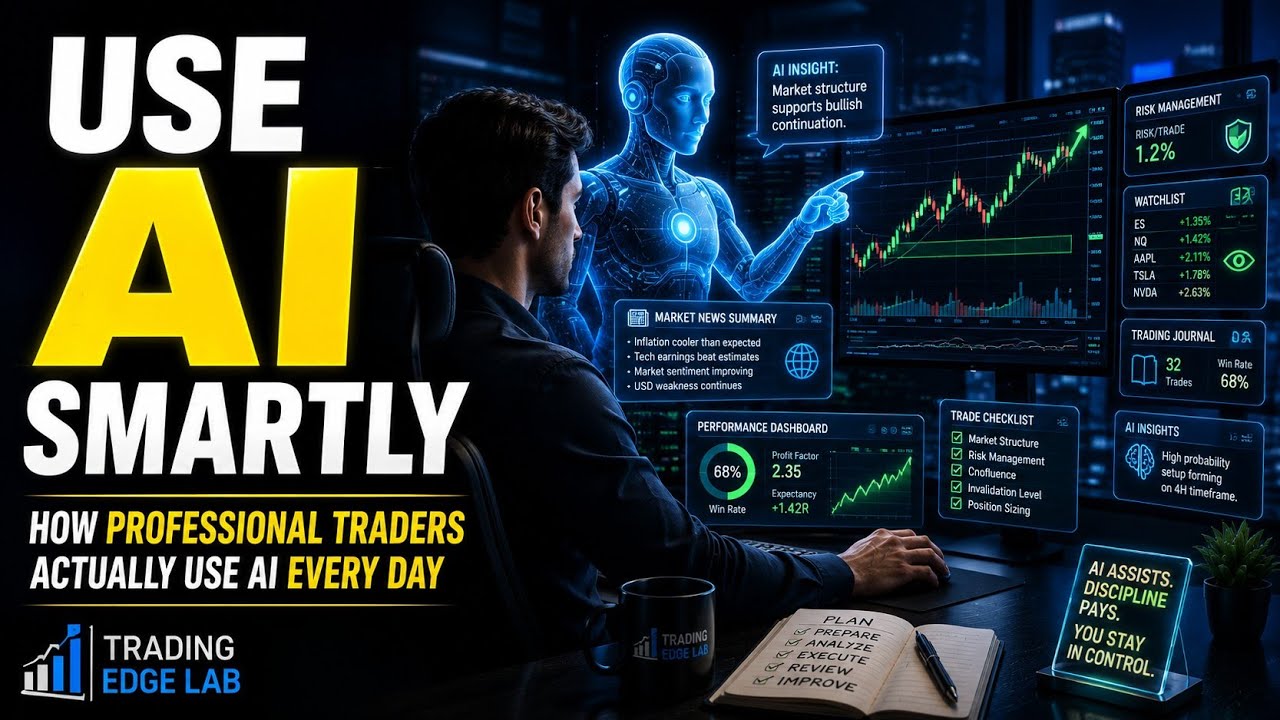 How Professional Traders Actually Use AI Every Day (Without Letting AI Trade for Them)