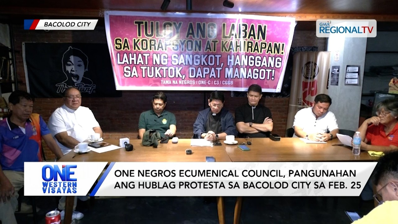 One Negros Ecumenical Council, pangunahan ang hublag protesta sa Bacolod City | One Western Visayas