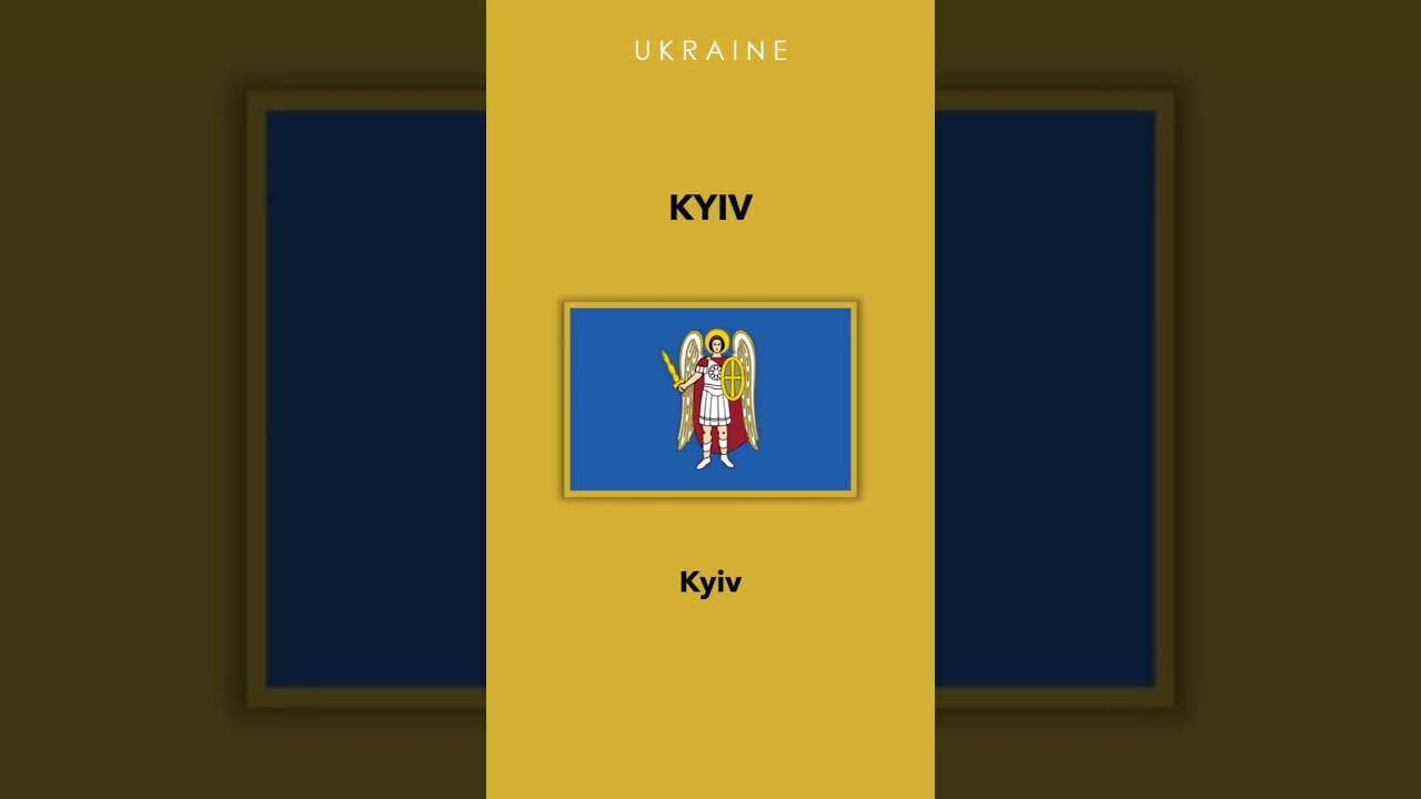 Ukraine Flags Animation