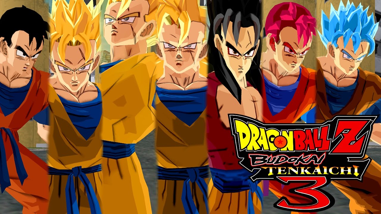 Future Gohan SSJ,SSJ2,SSJ3,SSJ4,SSJGod,SSJBlue - Dragon Ball Z Budokai Tenkaichi 3