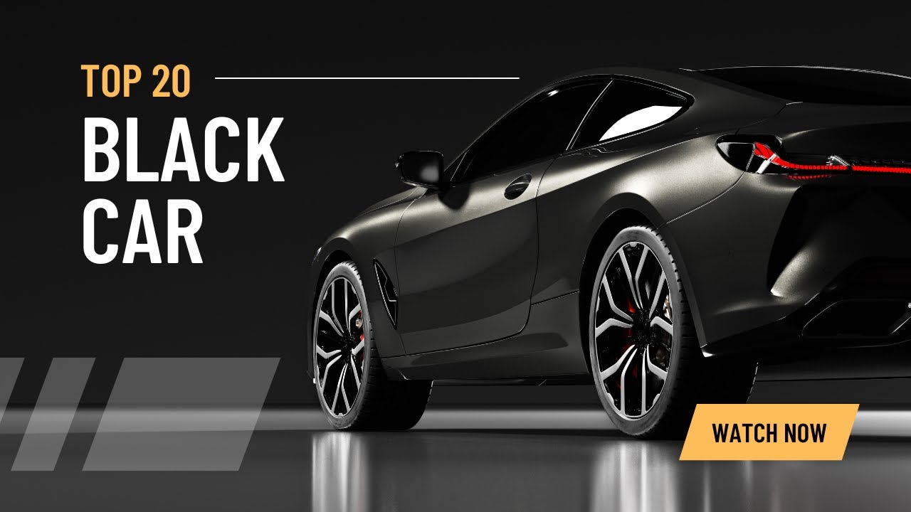 best looking black cars
