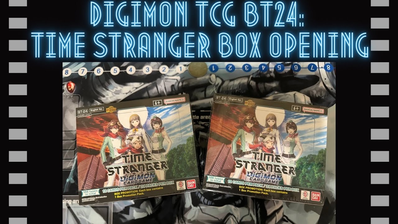The Show Is About To Begin! Digimon TCG BT24  Time Stranger Box Opening