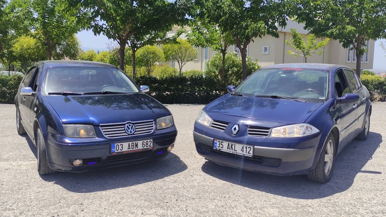 1999 VOLKSWAGEN BORA & 2004 RENAULT MEGANE 2 DYNAMİQUE KARŞİLASTİRMA