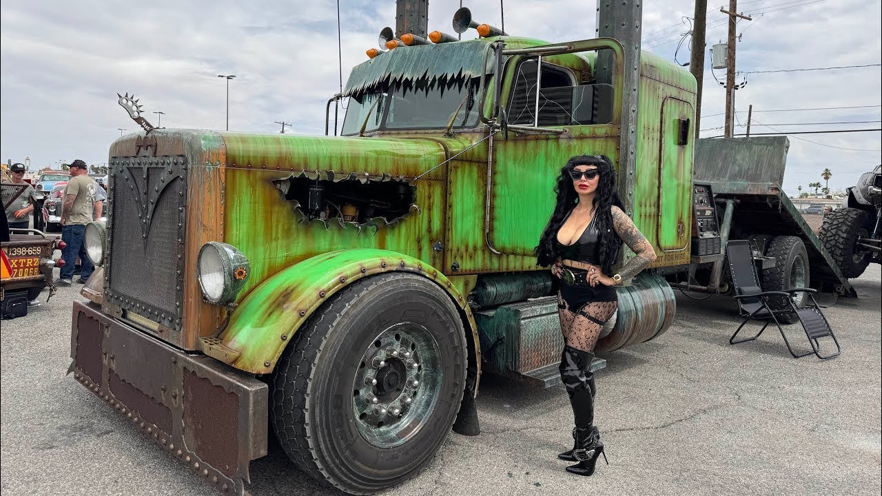 🔥 RAT CITY RUKKUS 2025 - HUGE RAT ROD SHOW - LAS VEGAS, NEVADA - WELDER UP - STEVE DARNELL (4K)