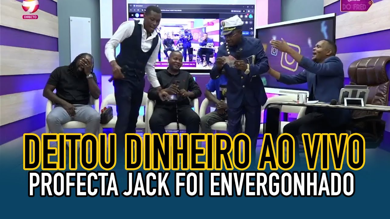 PROFECTA JACK DEITOU DINHEIRO AO VIVO NO SHOW DO FRED