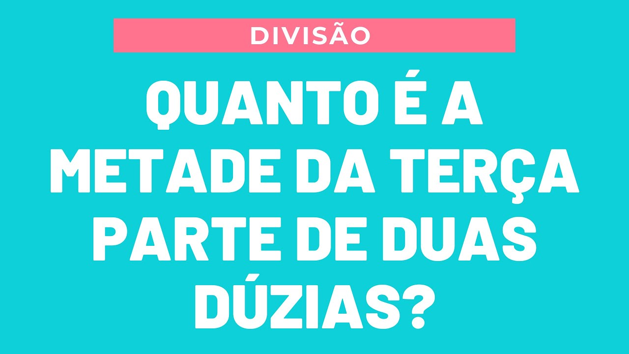 QUESTÃO 873 - MATEMÁTICA BÁSICA - DIVISÃO