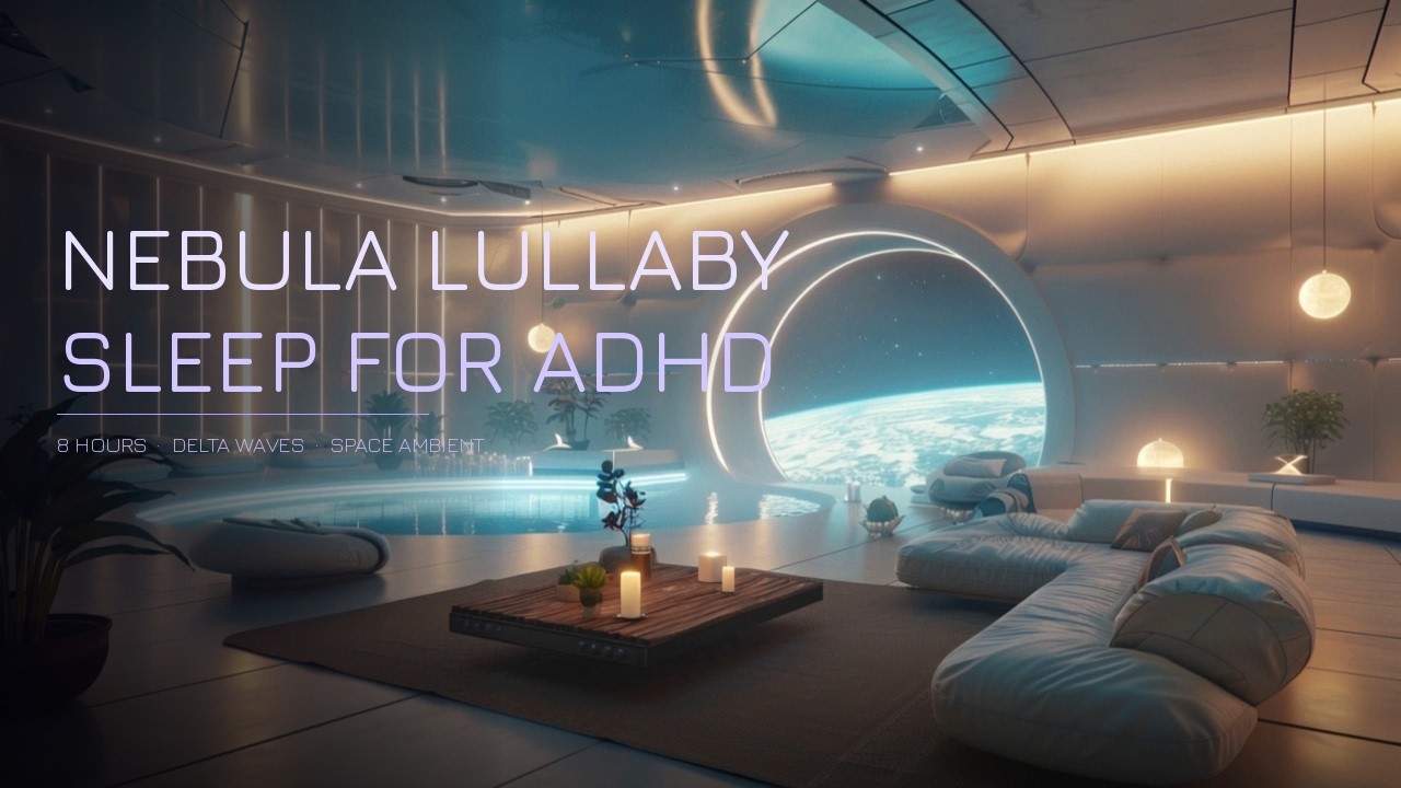 8 Hours of Deep Sleep Music for ADHD Adults | Nebula Lullaby | Delta Waves
