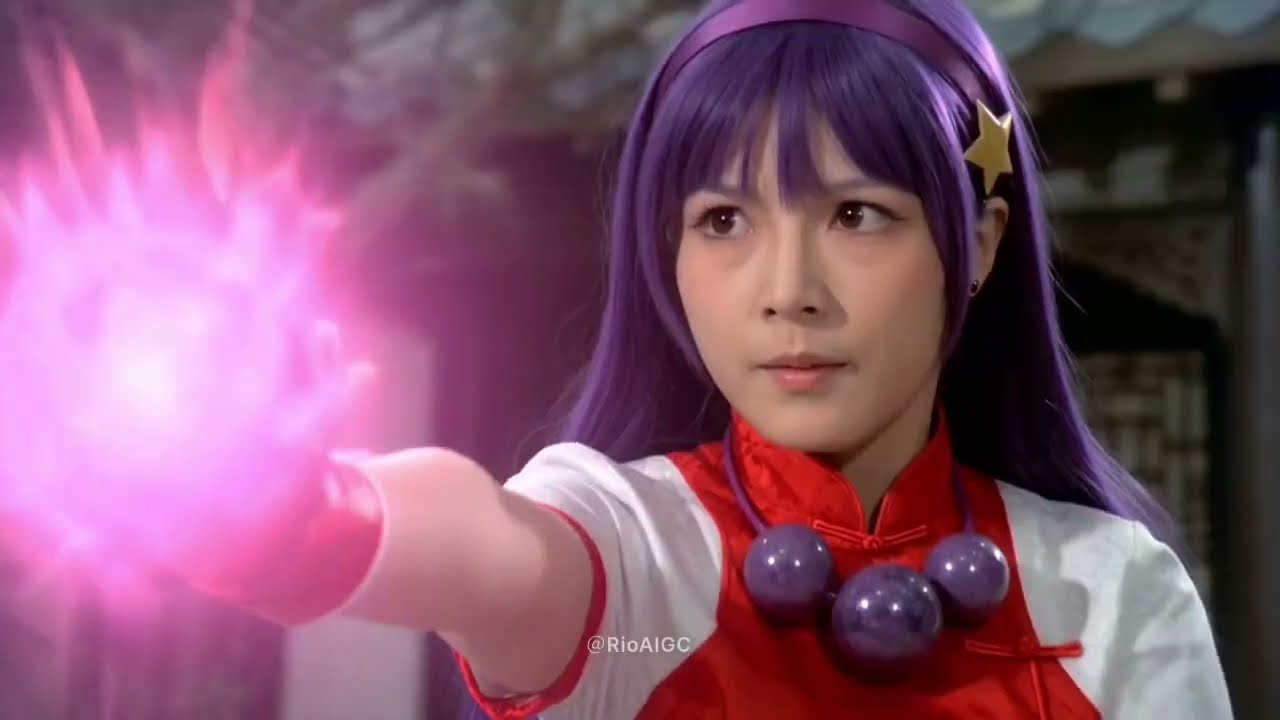 100%AI, KOF live-action. Athena Asamiya vs. Chang Koehan