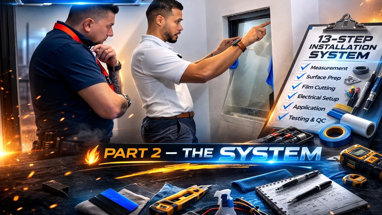 Inside iTints Academy: Where smart film technicians are built through real hands-on experience.
