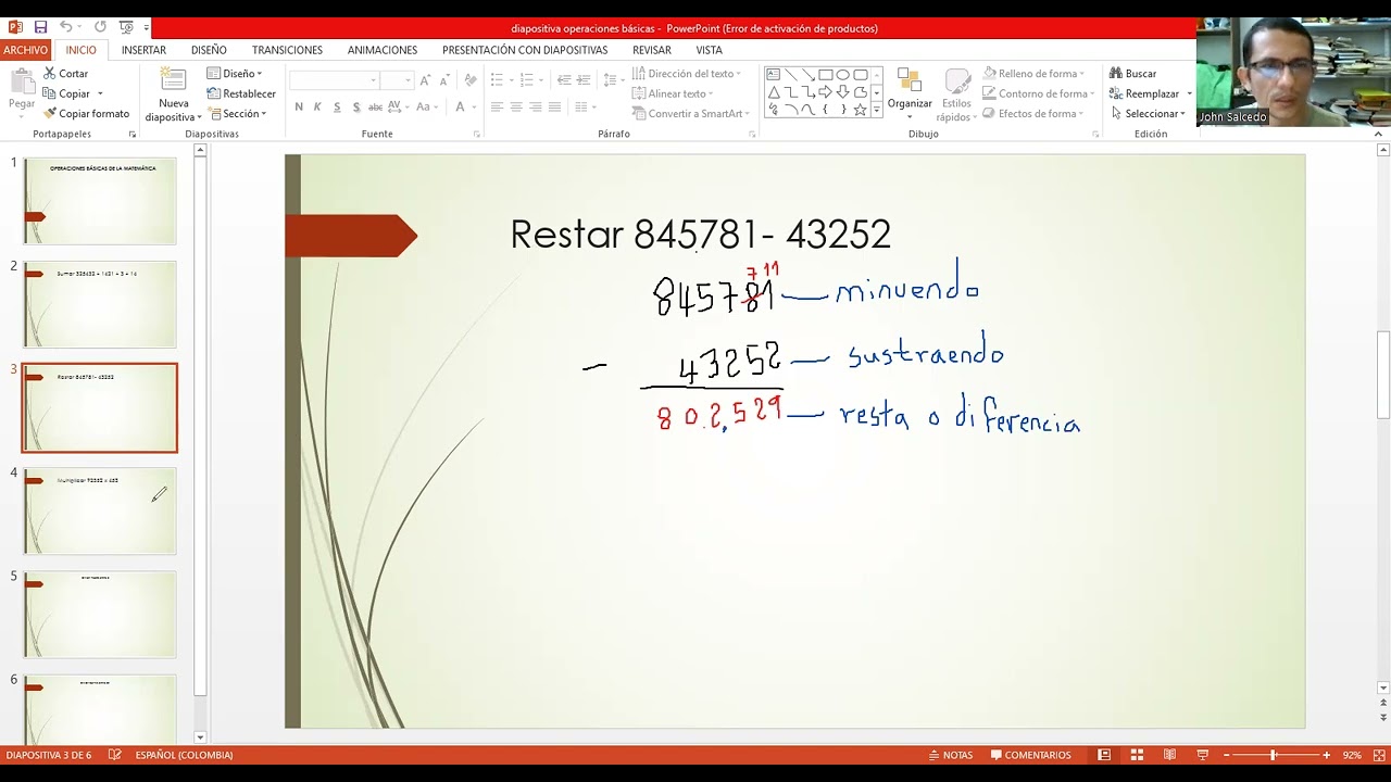 Matemáticas básicas