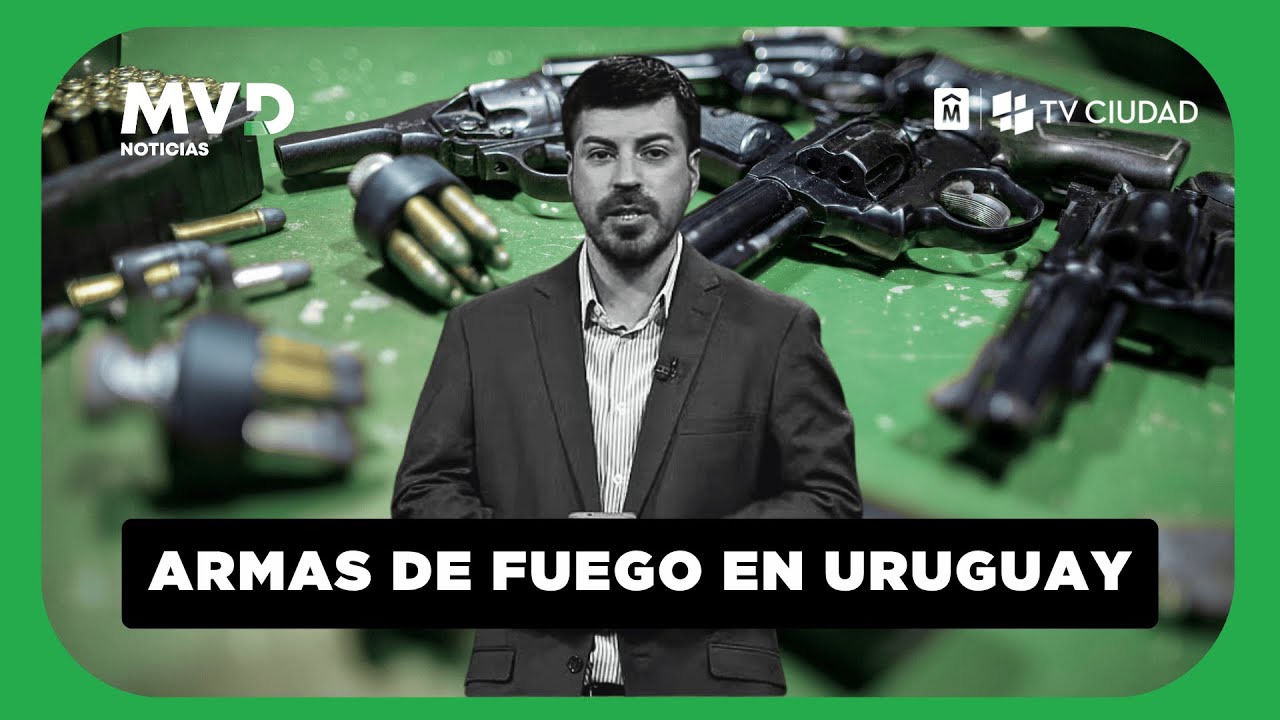 MVD Noticias l Informe: uso de armas de fuego en Uruguay