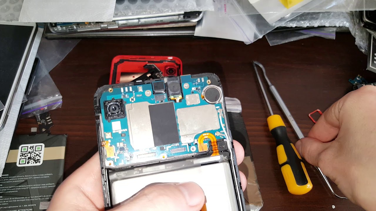 Как разобрать Samsung A10 A105f разборка самсунг A10 how to disassemble Разборка телефона Samsung