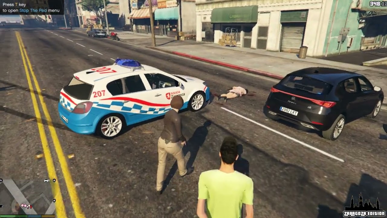 GTA V España - Day#36 Policia secreta avisos