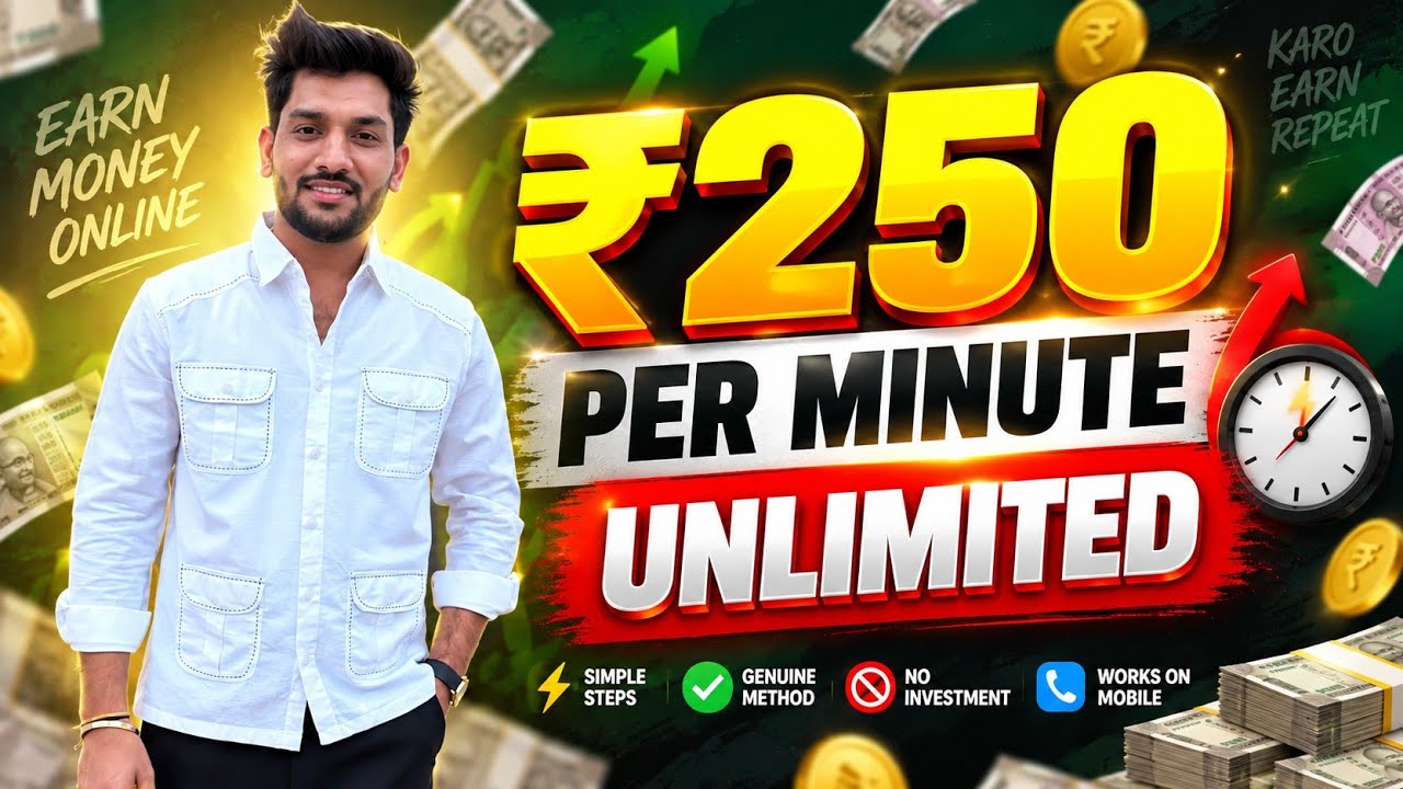 😱₹250 PER MINUTE NEW EARNING APP TODAY NEW LOOT OFFER TODAY | BEST LOOT 2026 WITHOUT INVESTMENT