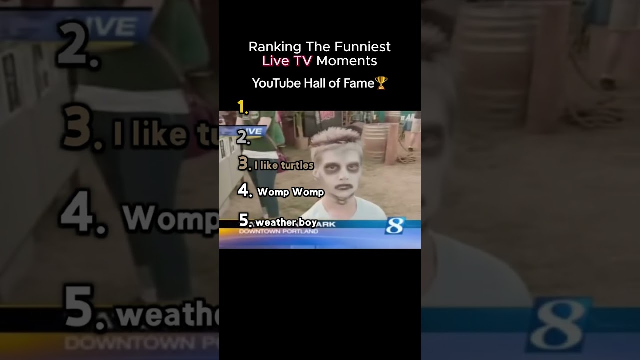 Ranking The Funniest Live TV Moments #funny #live #tv #news #viral