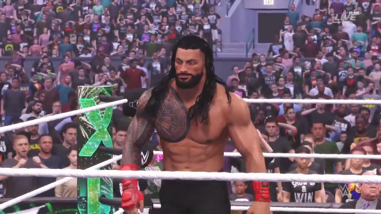 KOMPLETTES MATCH: Roman Reigns & The Rock vs. Cody Rhodes & Seth Rollins: WrestleMania w2k25