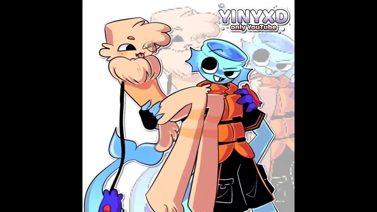Fishhugs⚠️ pose ib: m3ow_1234xd  on tt✨️ #dandysworld #skibidi #animation #fyp