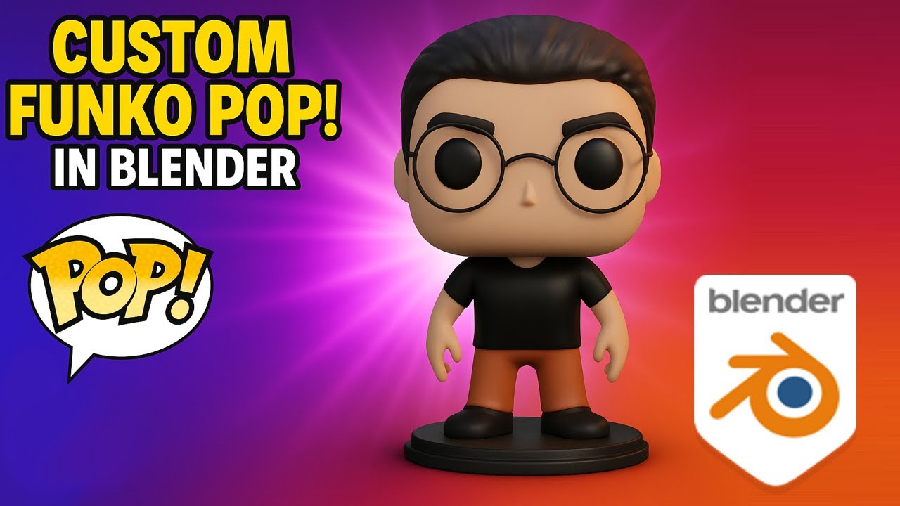 Sculpting a Funko Pop in Blender – Complete Workflow