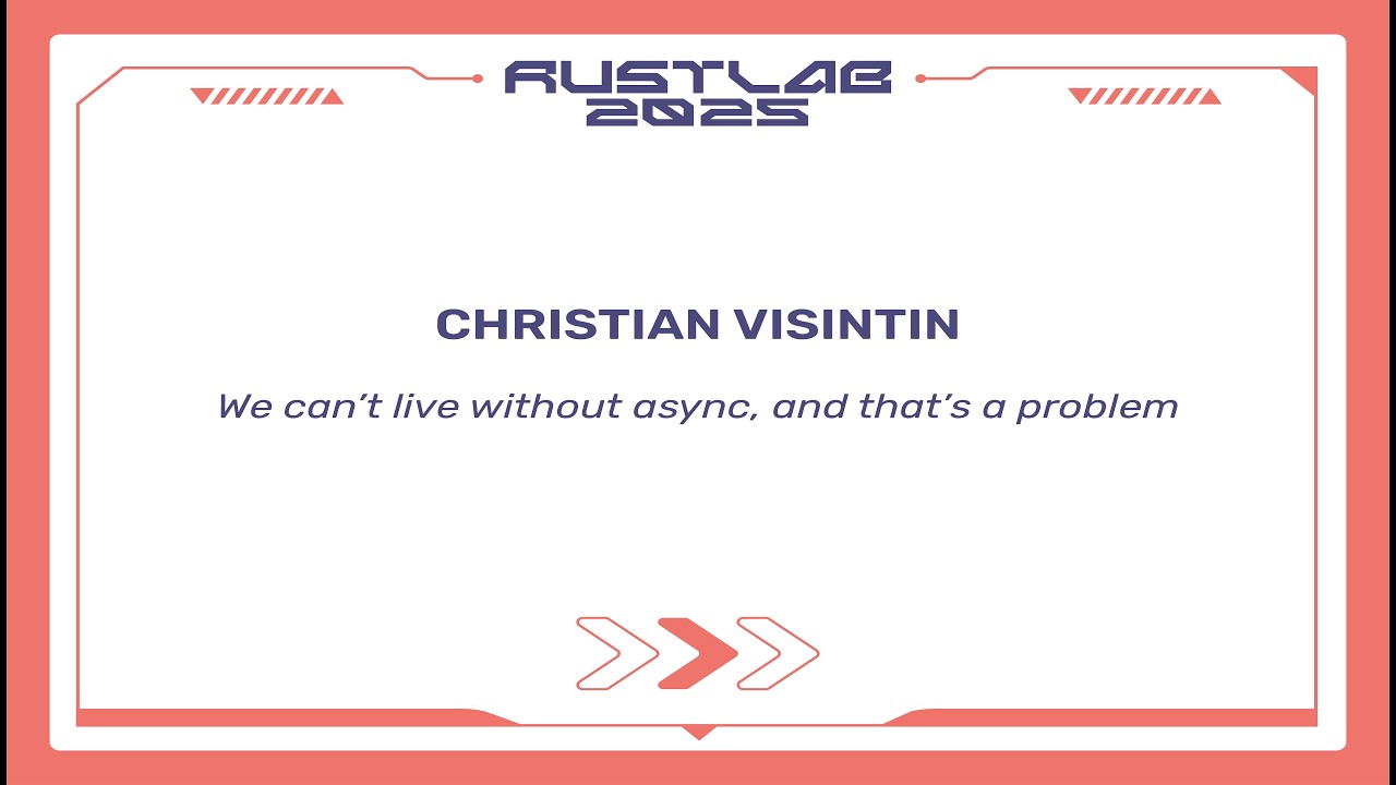 We can't live without Async, and that's a problem - Christian Visintin