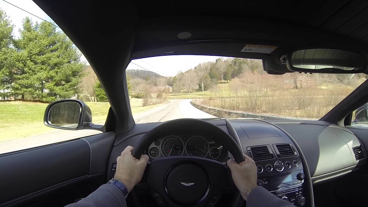 2015 Aston Martin DB9 Carbon Edition POV Test Drive
