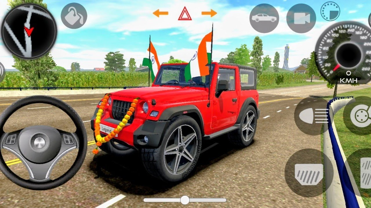 Mahindra Thar Village Road Accidents : Indian Cars (Gadi Wala Game) - Car Game Android Gameplay 2025