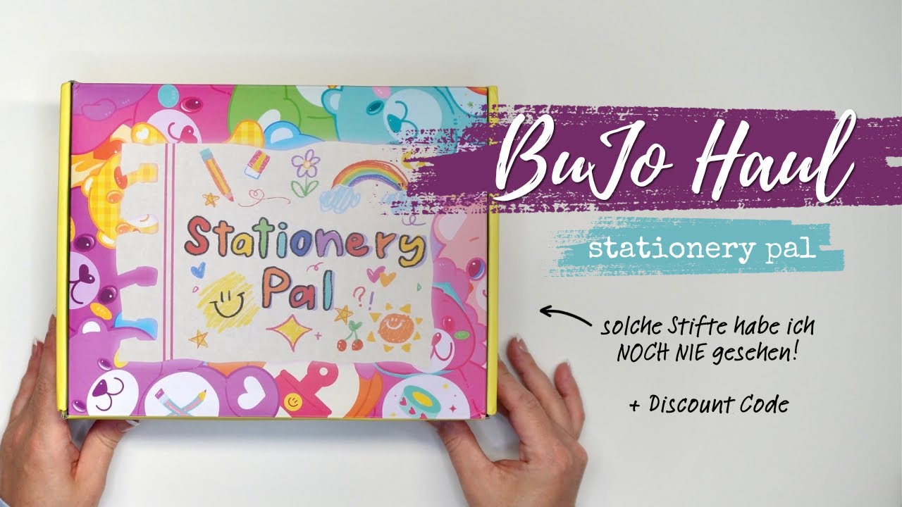 Stationery Pal BUJO HAUL & Unboxing mit allen Washi & Pen Swatches - Bullet Journal Haul Deutsch