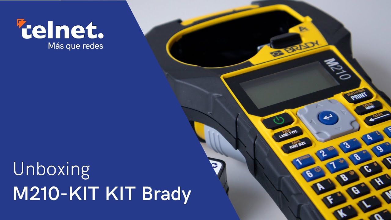 Unboxing Impresora M210 BRADY