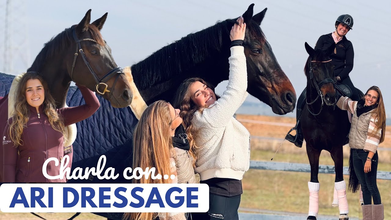 Hablamos 🎙️con Ari Dressage: 🤍consejos, hate, marcas y su historia con Jolina 🐴+ entrenamiento