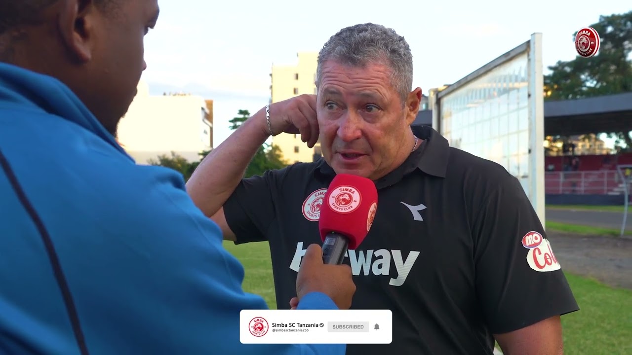 ALICHOKISEMA KOCHA MKUU STEVE BARKER BAADA YA MCHEZO DHIDI YA TRA UNITED