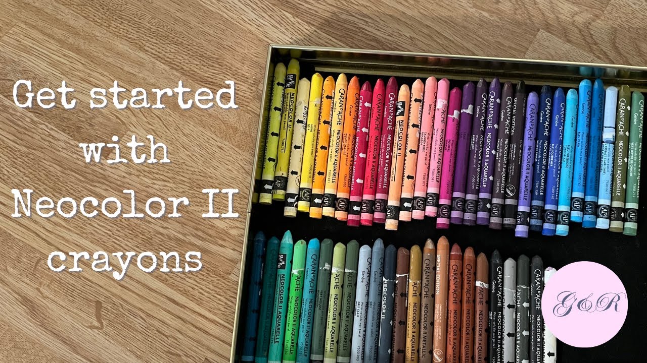 How to use Neocolor II crayons | Beginner guide & Creative techniques